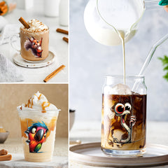 UV DTF Transfer Stickers Animal Series for Glass Cup DIY