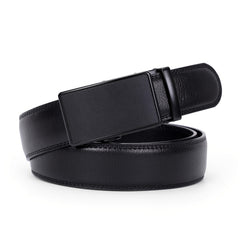 Men's Leather Auto Buckle Adjustable Belt