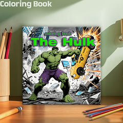 Marvel's Hulk Adult Coloring Book - 22 Pages of Hulk Forms - Great Holiday Gift