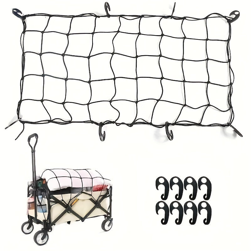 Portable Cargo Net for Outdoor Garden Wagon