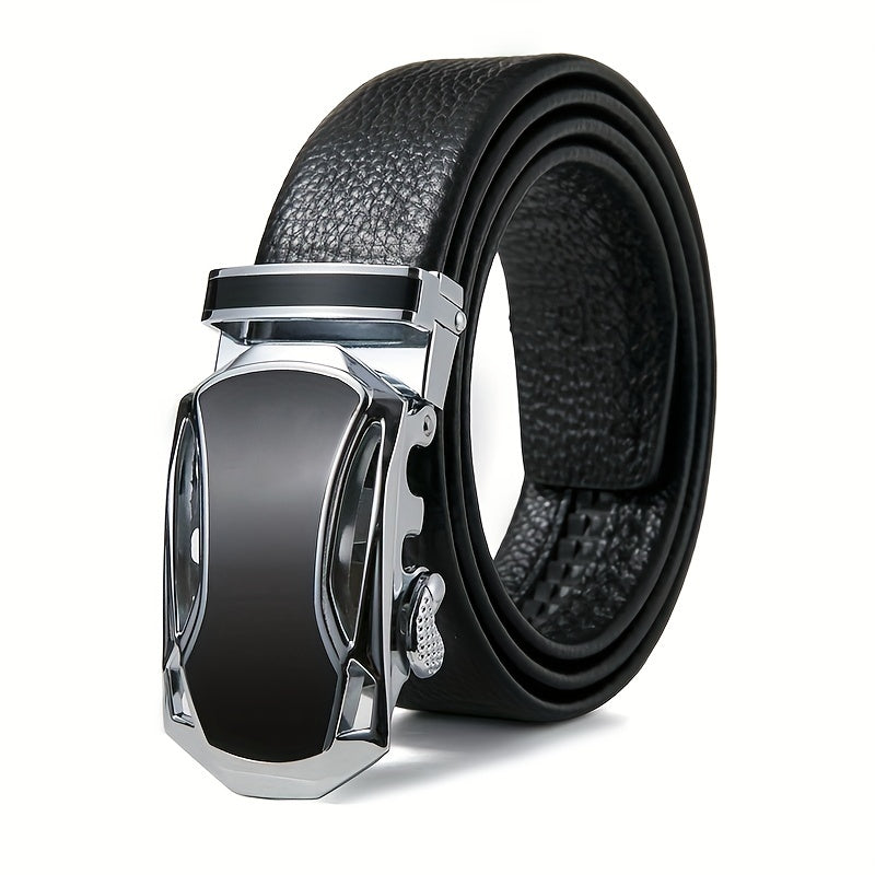 Cowhide Automatic Buckle Men's Belt Business Casual All-match Pants Belt