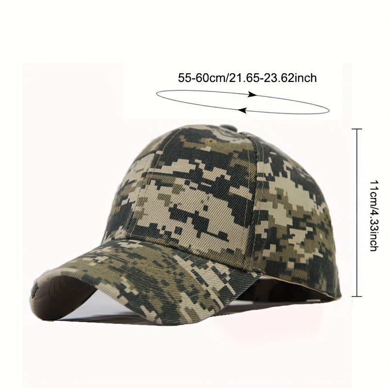 Tactical Camo Baseball Cap for Outdoor Sports