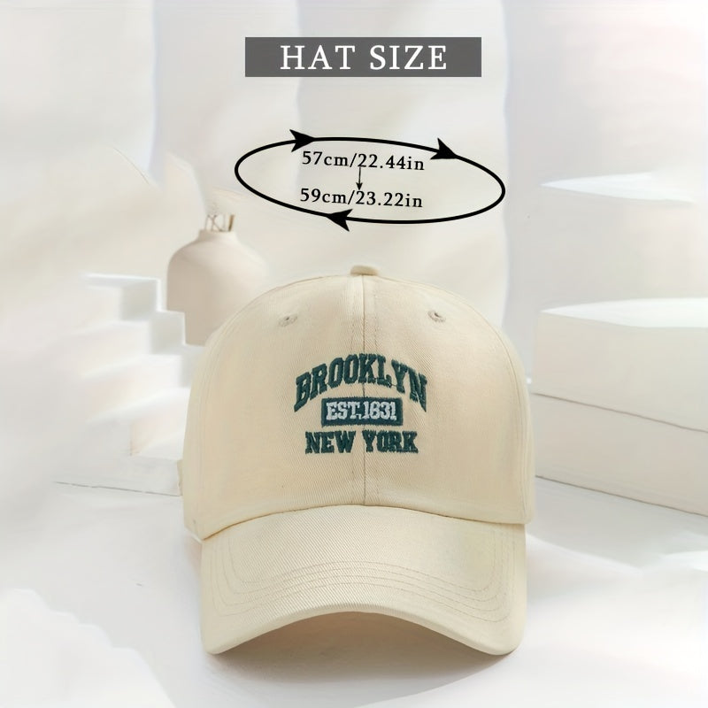 Vintage Embroidered Baseball Cap 'BROOKLYN YORK'