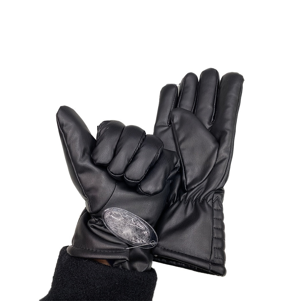 Men Winter Waterproof Cycling Gloves Outdoor Sports Running Motorcycle Ski