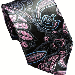Men's Classic Floral Necktie Patterned Tie Business Party Wedding