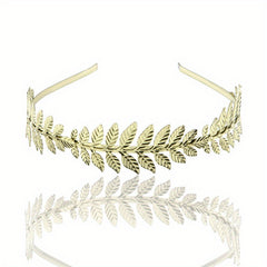 Leaf Headband Hair Hoop Baroque Bridal Jewelry Leaf Tiara Hair Accessories Gift