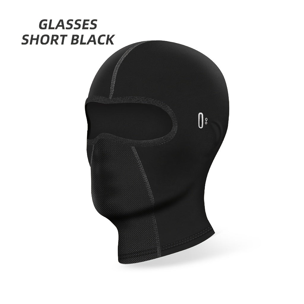 Velvet Full Face Mask for Motorcycle Helmet, Windproof Warm Headgear