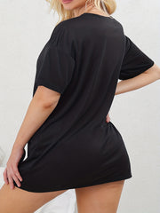  Short Sleeve Sleep Dress