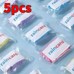 10pcs Disposable Raincoats for Outdoor Rafting Travel