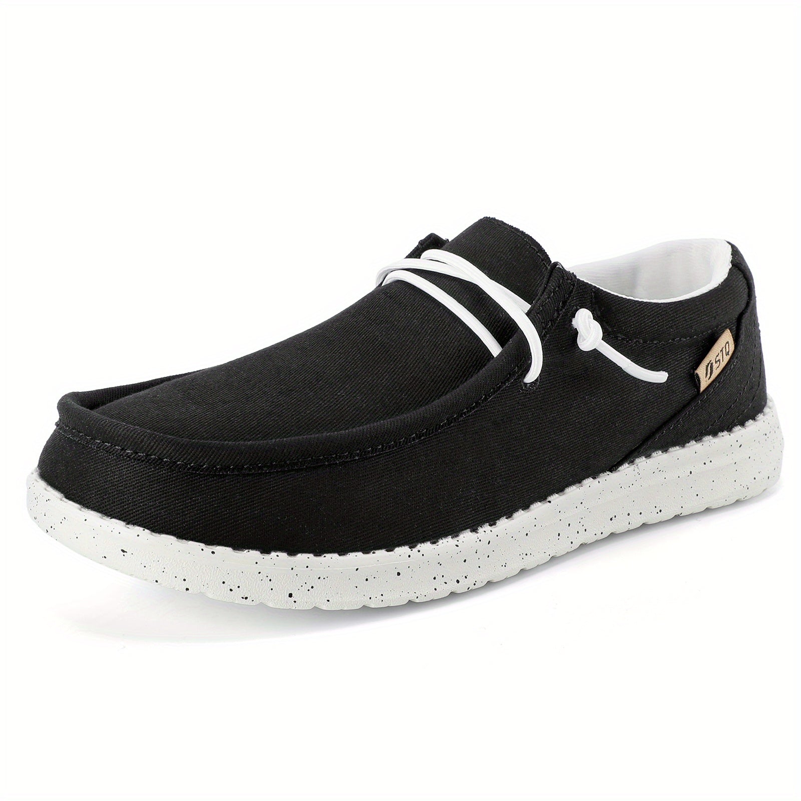 Women's Lace Up Slip on Shoes Light Casual Canvas Shoes With Arch Support