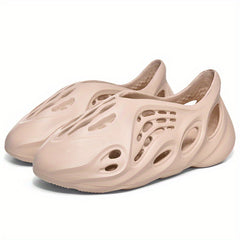 Hollow Out Closed Toe Foam Clogs Slippers Non Slip Beach Sandals
