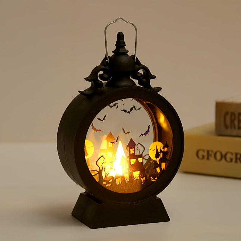 Vintage LED Halloween Candle Lantern Mini Lantern Decorative Lights