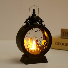 Vintage LED Halloween Candle Lantern Mini Lantern Decorative Lights