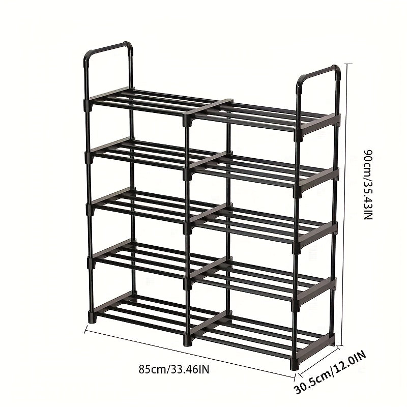 5 Layer Shoe Rack Organizer for Home School Dorm