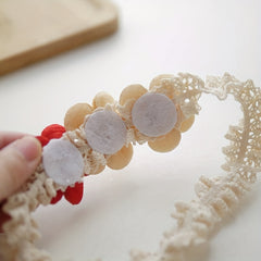 Baby Girls Flowers Lace Headband Hairband Princess Hair Accessories