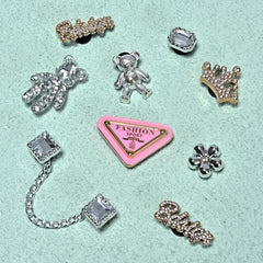 8 Pcs Flower Shoe Accessories for Shoes with Holes