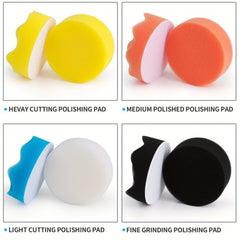 Car Foam Drill 3 Inch Buffing Pad Kit for Polishing Waxing Sealing Glaze