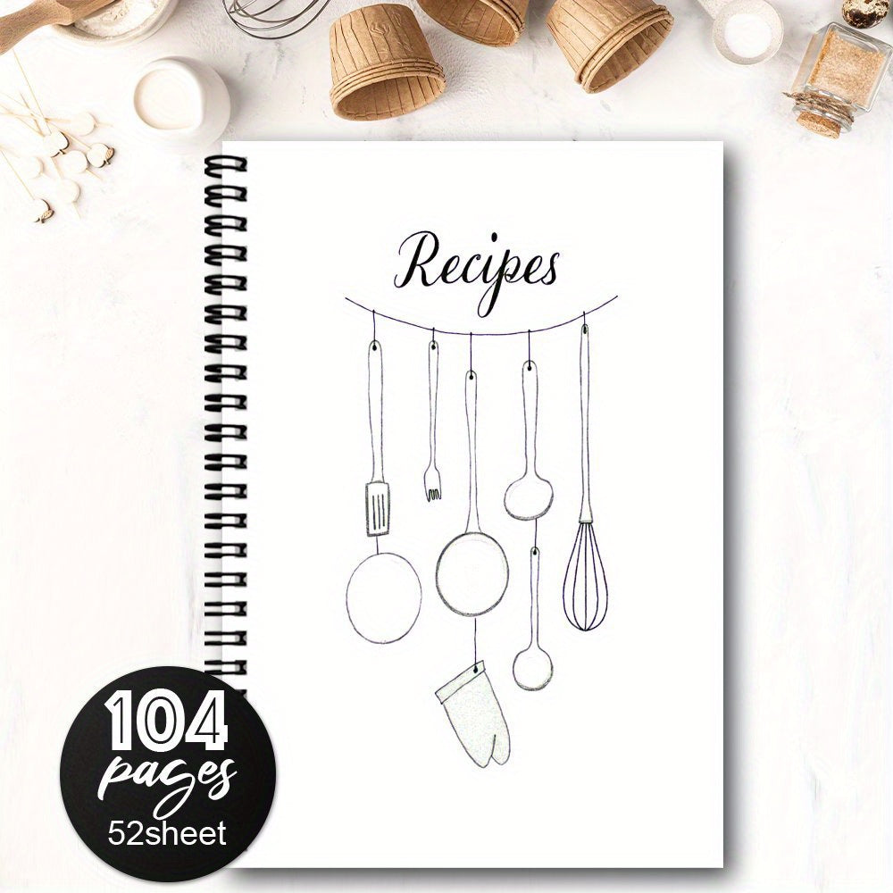 Spiral Recipe Notebook - Record Your Recipes - Ideal Gift - Daily Planner