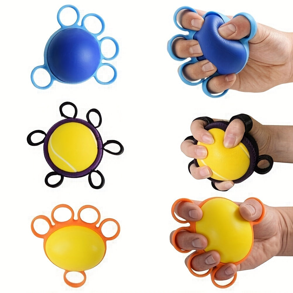 Finger Grip Ball Finger Expander Strength Recovery Trainer
