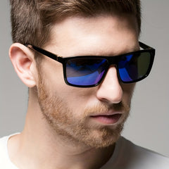 Men's Retro Mountaineering Hiking Square Sunglasses