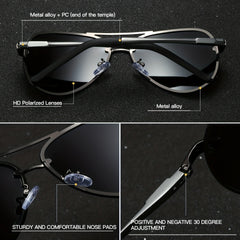 RoyalHot Metal Polarized Outdoor Sunglasses for Cycling