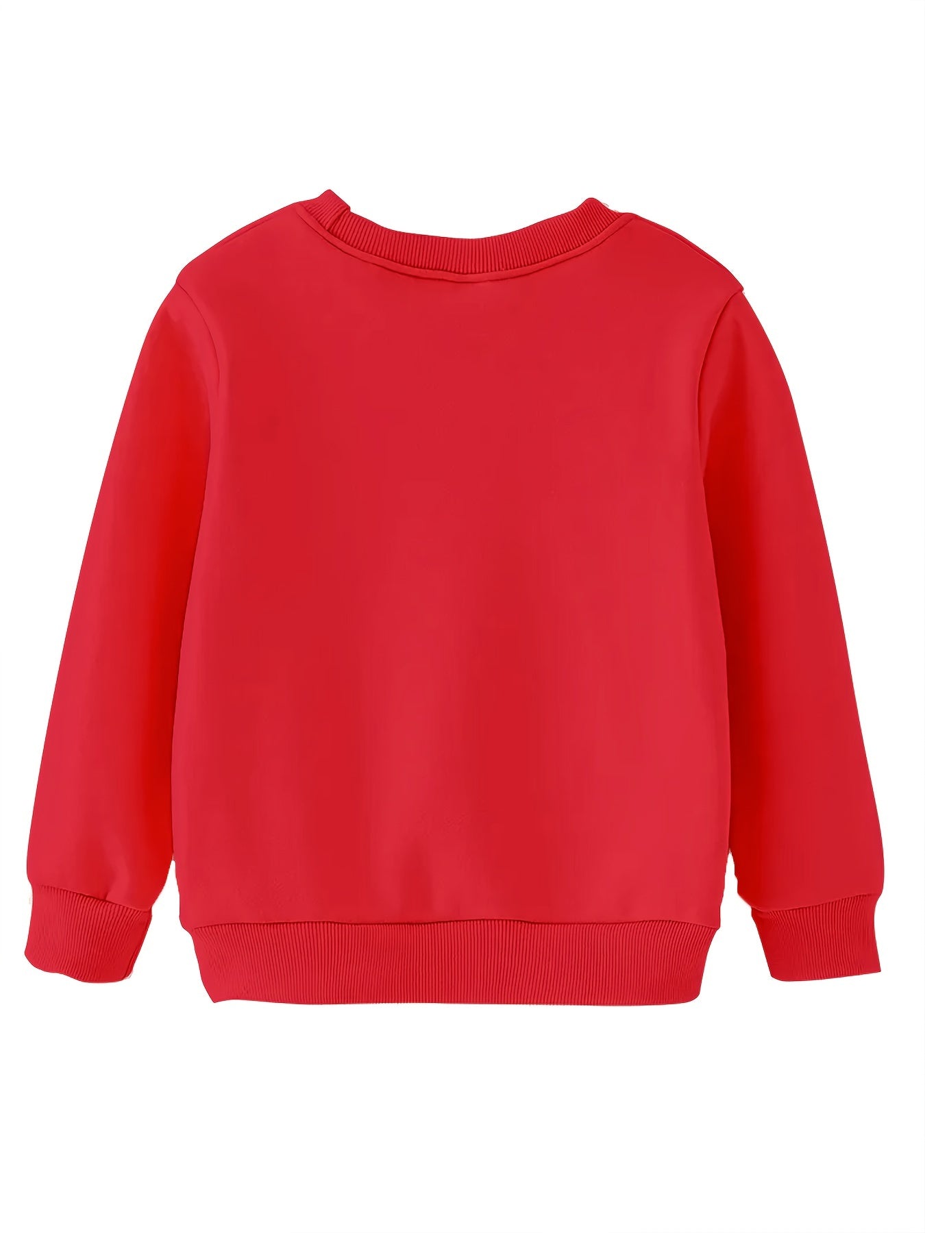 Fancy Smile Face Print Boys Long Sleeve Sweatshirt