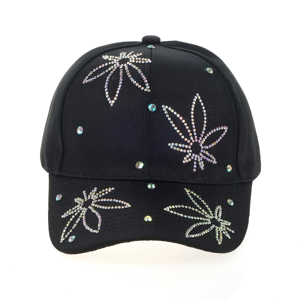 Hotfix Rhinestone Hat Soft Trucker Cap Mesh Sun Hats