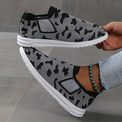 Women's Colorblock Woven Sneakers Low Non slip Lightweight Shoes