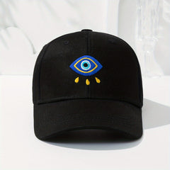 Devil's Eye Embroidery Baseball Cap LOVE Couple Dad Hat