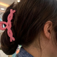 Matte Hair Clip Ponytail Back Head Hair Clip