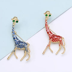 Giraffe Suit Jacket Coat Brooch