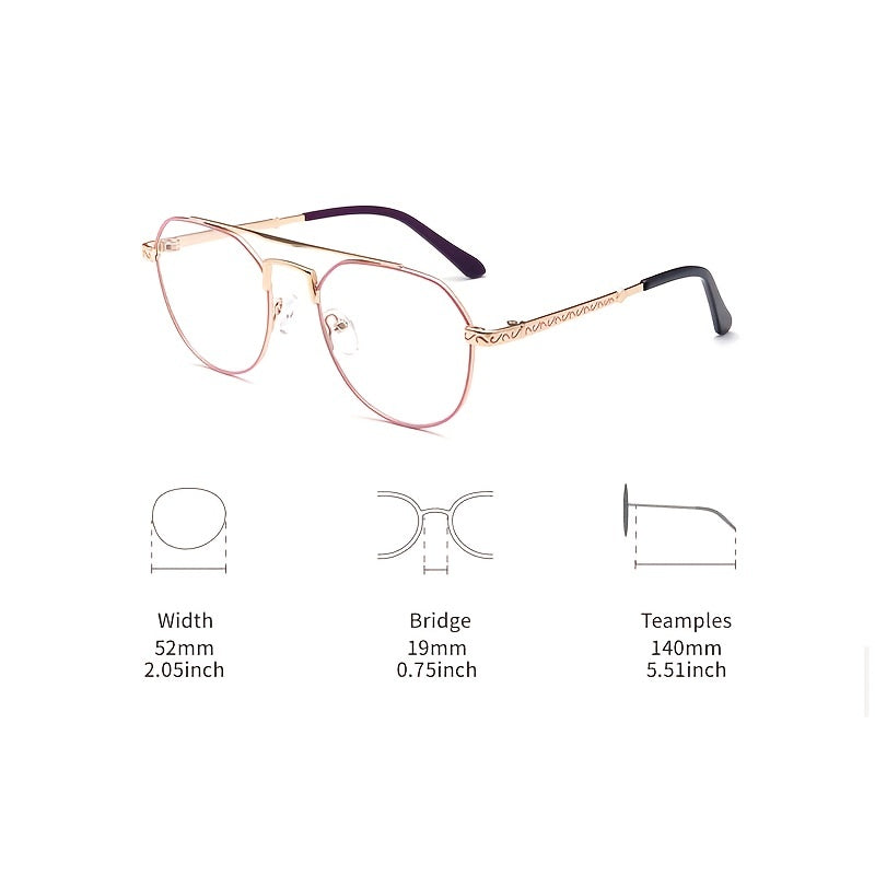 Stylish Aluminum Alloy Anti Light Glasses Frame