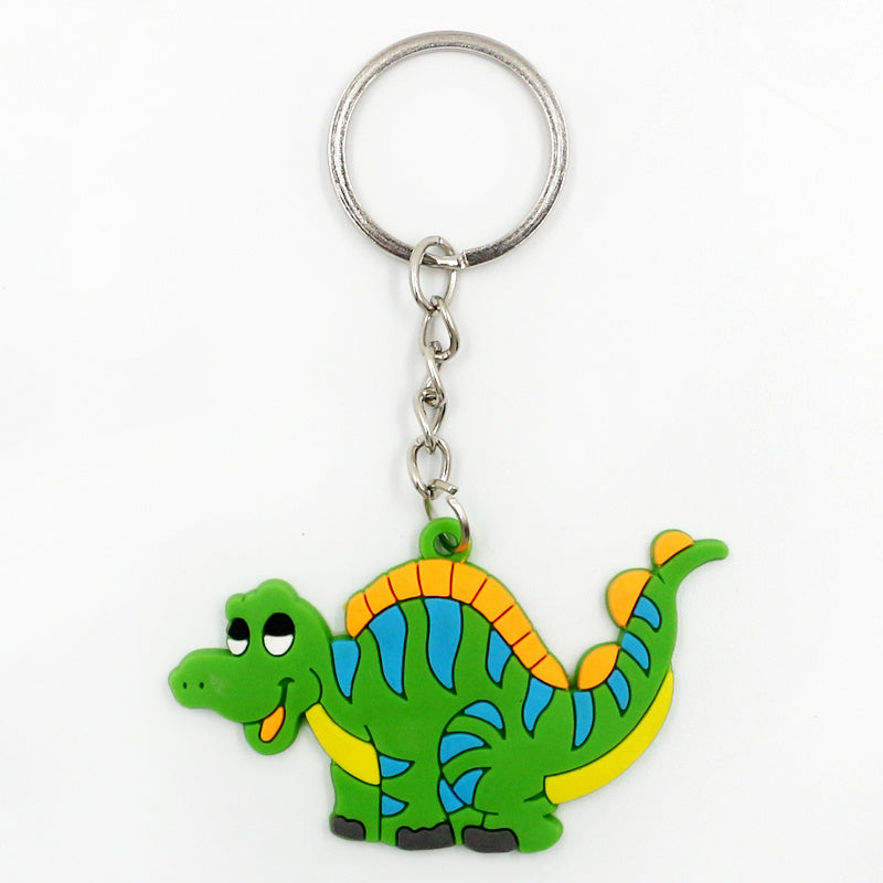 12 Dinosaur Keychains Pack
