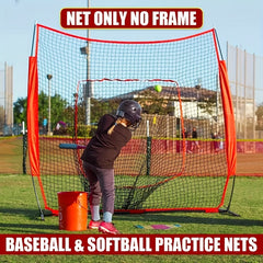 7x7 Baseball Softball Replacement Net Double Stitched Seams Heavy Duty Knotless