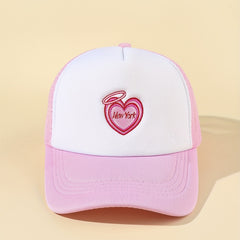 Mens Half Mesh Breathable Baseball Cap