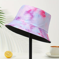 Tie Dye Fisherman Cap Sunscreen Bucket Hat