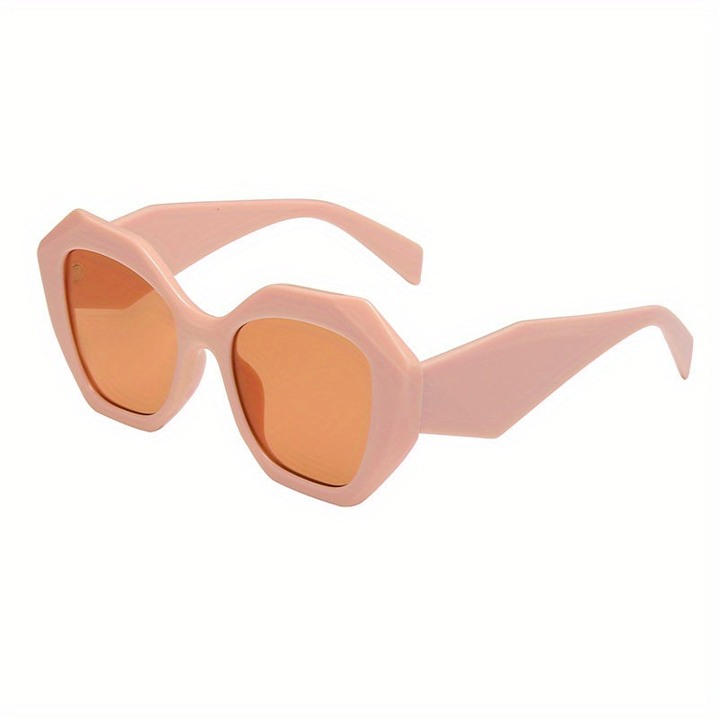 Geometric Frame Sunglasses Gradient Lens UV400