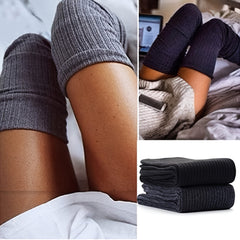 Women's High Thigh Cotton Knee Socks