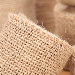 1 Meter Long Natural Jute Ribbon Burlap Gift Wrapping Wedding Crafts DIY Decor