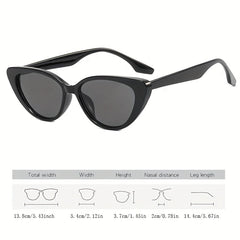 Y2K Cat Eye Sunglasses UV400 Sun Shades Glasses