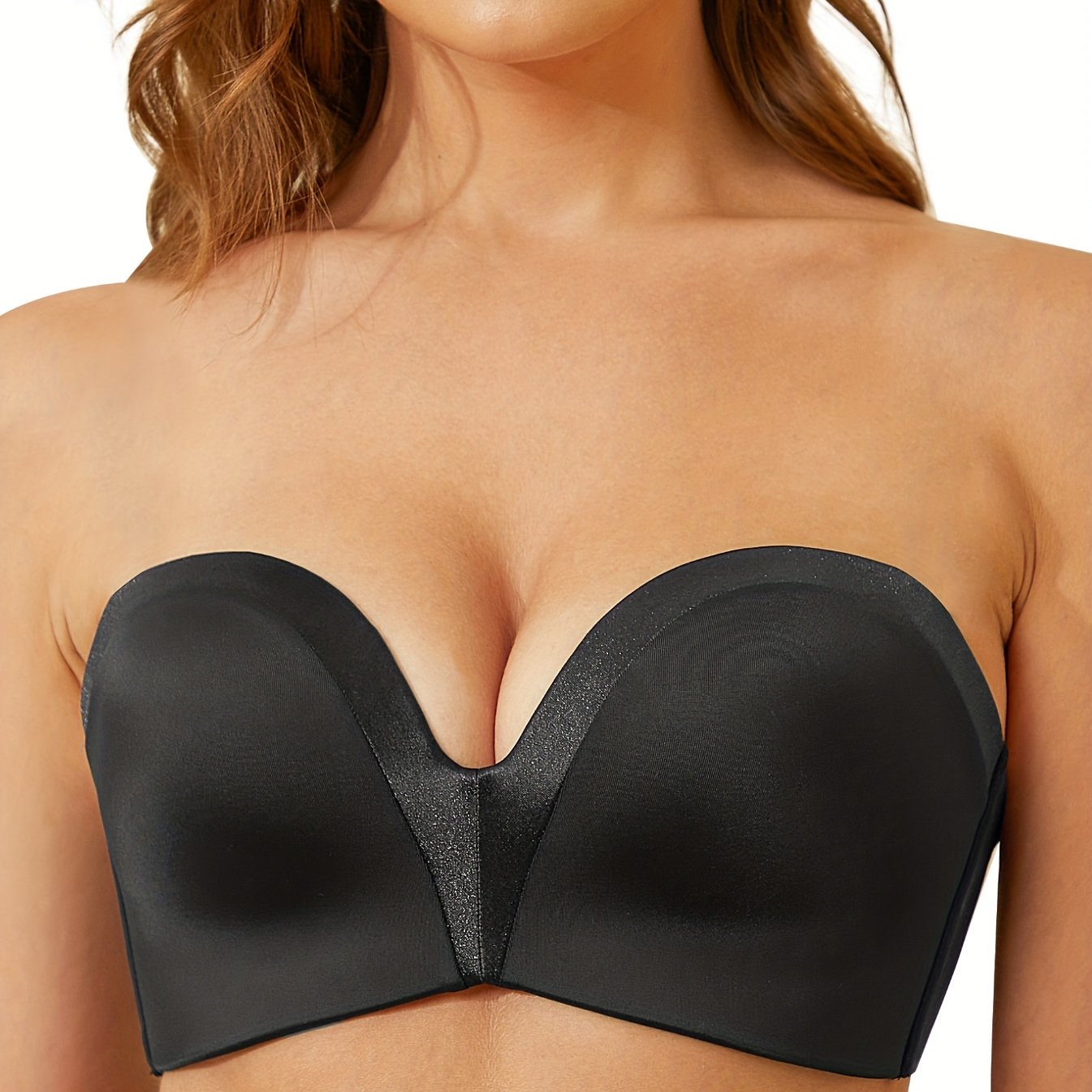 Soft Strapless Bandeau Bra Push Up Everyday Women's Lingerie