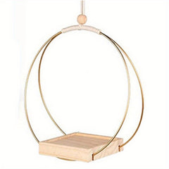 Iron Ring Flower Wreath Wall Hanging Flower Pot