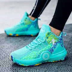 Men's Block Basketball Shoes Comfy Non Slip