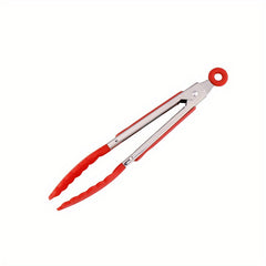 Non Slip Silicone Food Tongs Stainless Steel Kitchen Tongs Durable