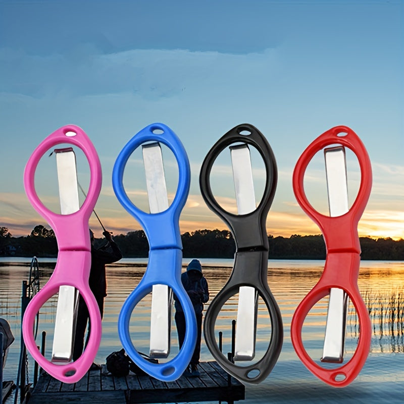 Compact Portable Folding Scissors for Travel Fishing
