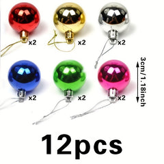 12pcs Christmas Ball Tree Decoration Party Ornament
