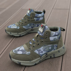 Women's Camo Print Lace Up High Top Sneakers