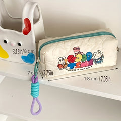 Cartoon Handheld Cosmetic Bag Lightweight Zipper Makeup Pouch