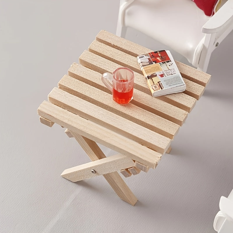 Mini Table for Dollhouse DIY Scene - No Electricity