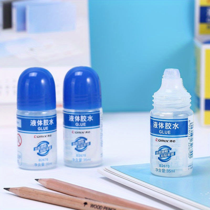 Transparent Glue Liquid for DIY School Office Bills Stamps 35ml